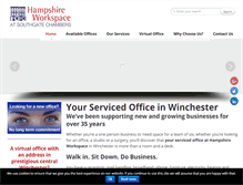 Tablet Screenshot of hampshireworkspace.com